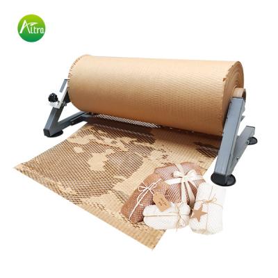 China Food Honeycomb Kraft Paper Wrapping Dispenser For Packaging for sale