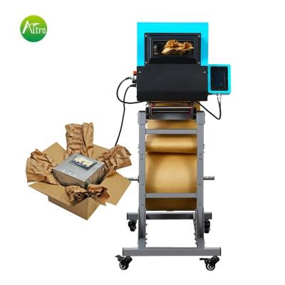 China The express package no big mark wrapping paper cushion paper making machine for cutting pieces of blank wooden papers for sale