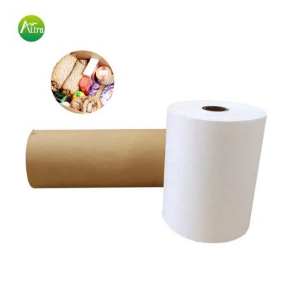 China Flame Retardant Kraft Cushion Honeycomb Fire Retardant Paper For Gift Wrapping Wrapping for sale