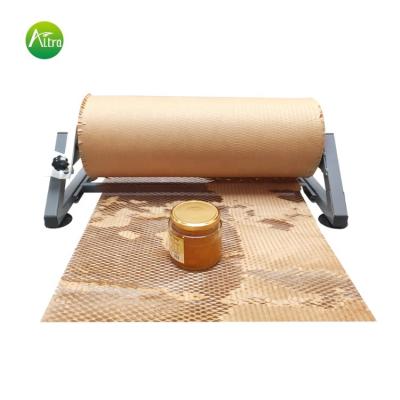 China Food Auxiliary Equipment Professional Honeycomb Roll Paper Wrapping Machine for sale