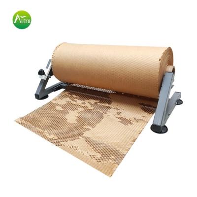 China Food Damping Honeycomb Kraft Paper Wrapping System Paper Packaging Machine for sale