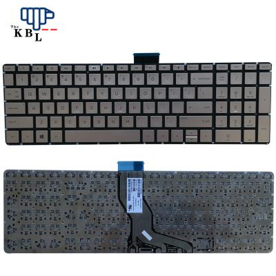 China New Original Capacitive US Language For HP Pavilion 15-BS 15-BW 15-CC Gold Laptop Keyboard PK132042I00 for sale