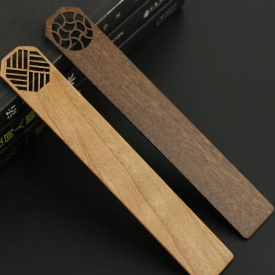 China Education Chinese Traditional Craft Vintage Wood Bookmark for sale