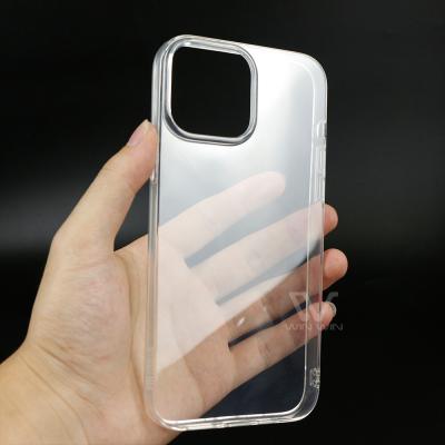 China Shockproof Acrylic Clear Transparent Mobile Phone Case Anti-fall TPU Mobile Cover For iPhone 12 13 Pro Max Phone Case for sale