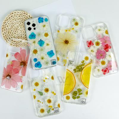 China Shockproof Liquid Silicone Phone Case Compatible For iPhone 13 Flower Mobile Cover for sale