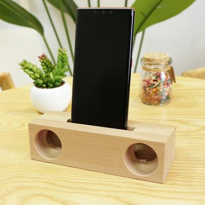 China No Christma Gift Keepsake 2021 Dual Holder Audio Track Mobile Phone Speaker Custom Designs Wedding Keepsake for sale