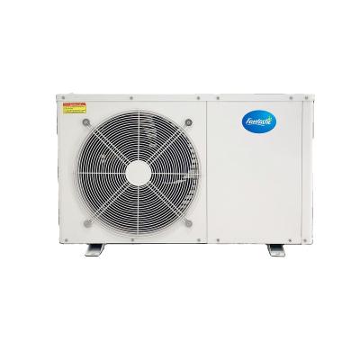 China Outdoor Metal Shell 9KW R32 Swimming Pool Heater Inverter Heat Gasoline Price Jacuzzi Heater for sale