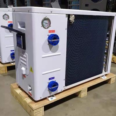 China Mini air to water inverter professional hot tub hot tub pool heat pump heater outdoor plastic cabient for sale