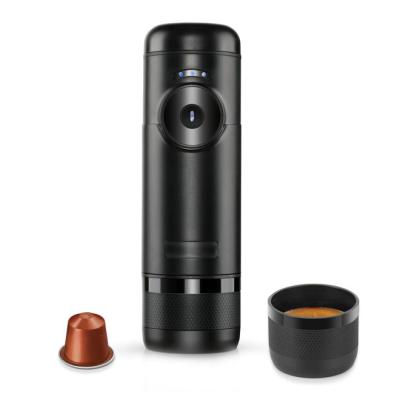 China RV nespresso capsule coffee maker portable rechargeable espresso machine CAN HEAT WATER for sale