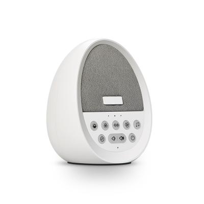 China Adjustable 7 Color LED Light Adult Kids Brightness Baby White Noise Sleep Machine With Light for sale