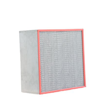 China Lab / Clean Room / Air Conditioner Rational Construction Galvanized Frame 99.99% High Efficiency HEPA Filter For Furnace Equipment for sale