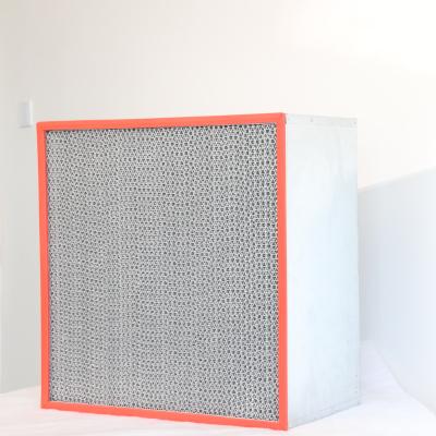 China Laboratory/clean room/china wholesale resistance pleated fiberglass hepa filter air conditioner manufacturers with galvanized frame for sale