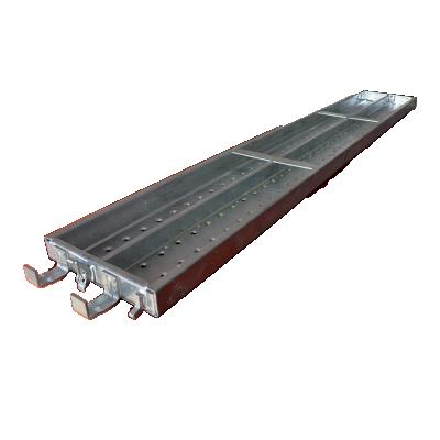 China Hotel Scaffolding Metal Plank Galvanized Steel Platform Walk Board Dimensions For Sale for sale