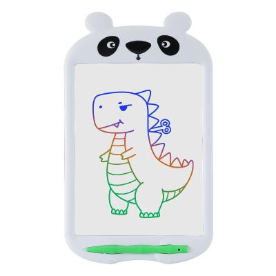 China 10 inch cartoon lcd plastic writing board with color luminous thick writing transparent copy handwrting board for sale