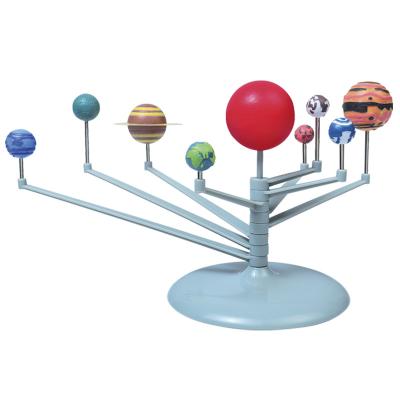 China Teaching nine planet model toys assembled solar system planetary instrument children science and education DIY toy set A0999 for sale