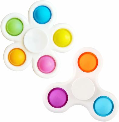 China Simple Toy Fidget Spinner Pop Toy Anti-Anxiety Tools Dimple Fidget Spinner Stress Relief Funny Stress Relief For Kids Adults Irritability Sensory Toys for sale