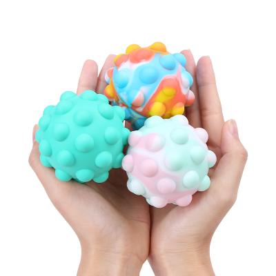 China Children 3D Relaxation Ball Silicone Decompression Duct Bubble Rat Killer Grip Strength Decompression Toy for sale