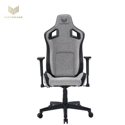 China VICTORAGE V3 Latest 4D Series 2021 Tech Weave Fabric Armrest Office Rotating Gray Home Racing Gaming Chair for sale