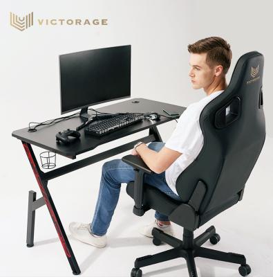 China Other VICTORAGE Carbon Fiber Material Desk E-sports A Shaped Computer Game Desk for sale