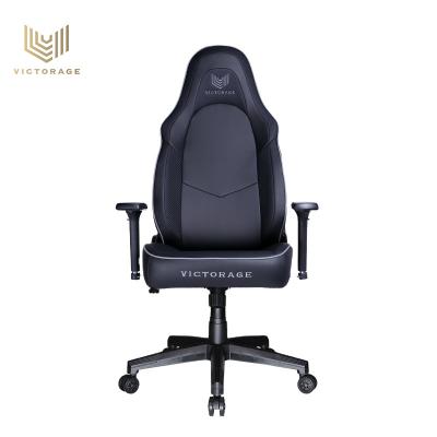 China Adjustable Carbon Fiber VICTORAGE V1 Series PU Color Home Seat Office Home Gaming Desk Black Leather Chairs (Height) for sale