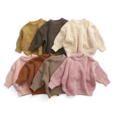 China Wholesale RTS Winter Breathable Children's Oversized Baby Knit Sweaters for sale