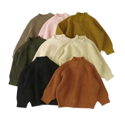 China Wholesale Breathable Unisex 100% Cotton Girls Autumn Knitted Cartoon Design Kids Clothes Baby Knit Sweater for sale