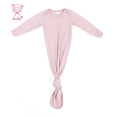 China Wholesale High Quality Bamboo Boutique Long Sleeve Pink Babies Clothes Breathable Sleep Bag Dress for sale