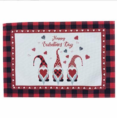 China China Sustainable Online Selling 70g Valentine Place Mat Decorate Home Gifts for sale