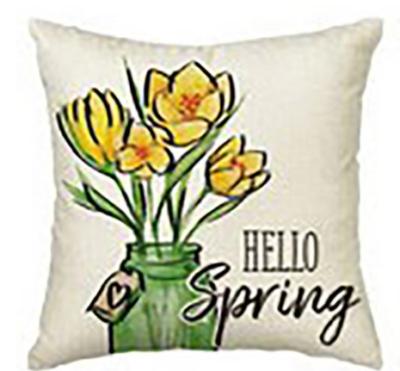 China Fashionable Tile Sofa Easter Fabric Design Decorative Pillow for sale