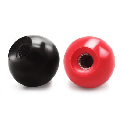 China Industrial Custom Small Spherical Bakelite Ball Thread M5 M6 Plastic Joint Feet for sale