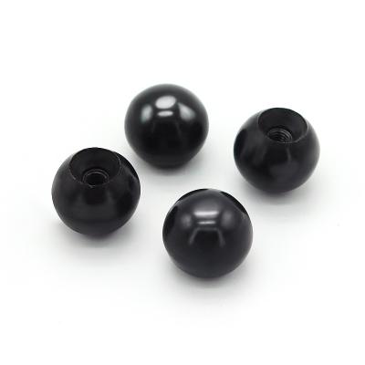 China Industrial high quality gloss finish blind hole duroplastic threaded ball knobs for sale