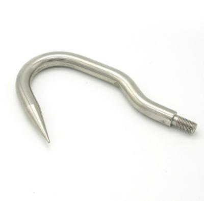 China High Quality Standard 316 Stainless Steel Butchers Hook Snap Chain Eco - Friendly for sale