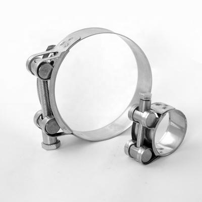 China Industrial European Style Metal Telescoping Single Tube Ring Pipe Clamps for sale