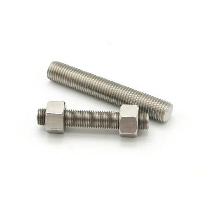 China Hot Selling High Precision Stainless Steel Stud Stainless Steel Wire Rod And Hex Nut for sale