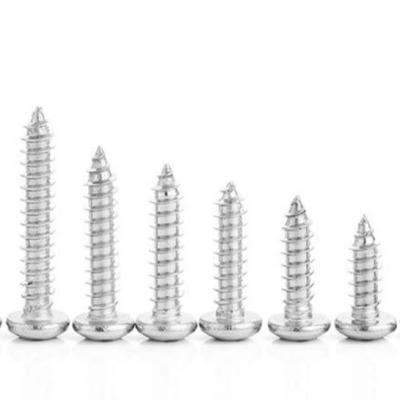 China Single Cross Pan Head Slotted Screw Drive Tapping Screw Machine Screws for sale