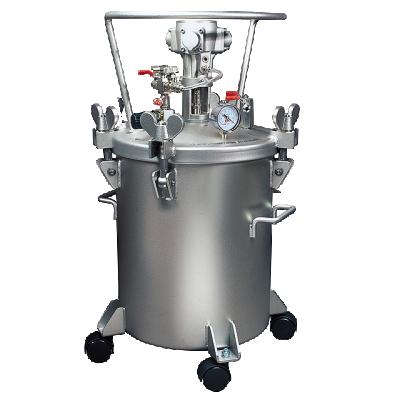 China Building Material Shops 20 50 120 Liter Air Agitator Paint Tank Manual Pressure Vessel for sale