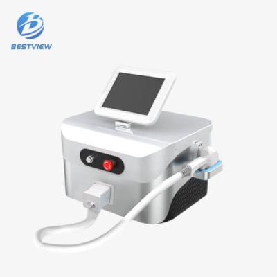 China Portable 3 wavelength diode laser hair removal beauty equipment for hair removal skin care 755nm 808nm 1064nm for sale