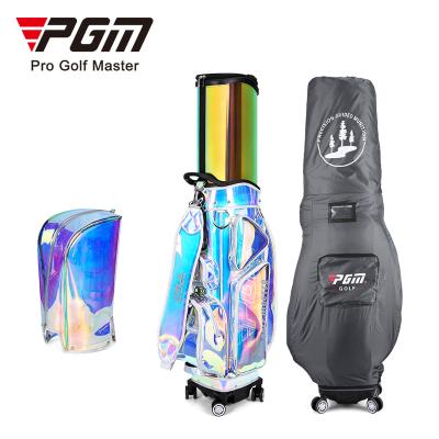 China PGM QB122 two color outdoor outdoor tpu waterproof golf lady travel bags golf bag with wheels for sale