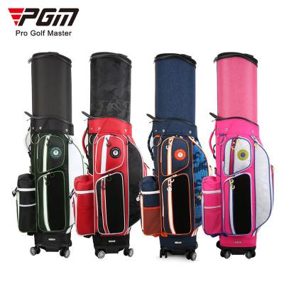 China Foldable PGM QB060 Style Korean Style Nylon Golf Nylon Travel Hat Bag With Wheels for sale