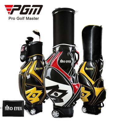 China PU PGM QB058 Customized Golf Bags Waterproof Crystal PU Golf Bag With Wheels for sale