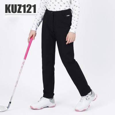 China PGM KUZ121 Anti-pilling Anti-pilling Kids Golf Pants Stretch Spandex Fitted Golf Warm Pants For Girls for sale