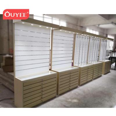 China Optical Store Standing Locking Sunglass Display Rack Led Wall Mounted Eyewear Furniture Optical Display Rods For Optical for sale