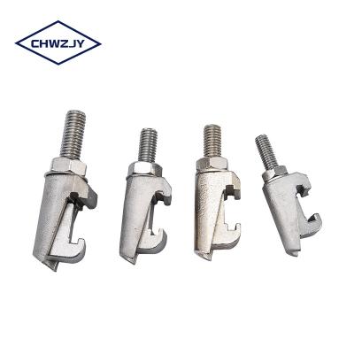 China Hydraulic Pipe Clamp Plastic Pipe Clamp For Sale Aluminum Alloy Gutter Hinge /Jy Vacuum With Wing Nut /Kf for sale