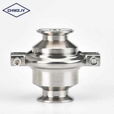 China JY General Sanitary 304 316L Stainless Steel Flange Non Return Check Valve for sale