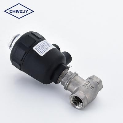 China General Marine Pneumatic Stainless Steel Angle Valve Thread Series Stainless Steel Internal Seat Valve for sale