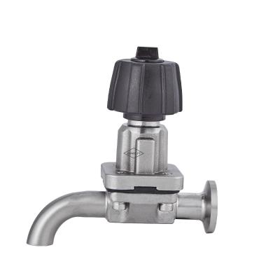 China JY General Sanitary Stainless Steel Manual Diaphragm Valve With Long Life Diaphragm for sale