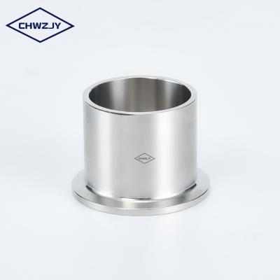 China Vacuum Industry Wholesale Vacuum Steel Pipe Fittings Flanges KF16 KF25 KF40 Stainless Half Nipple for sale