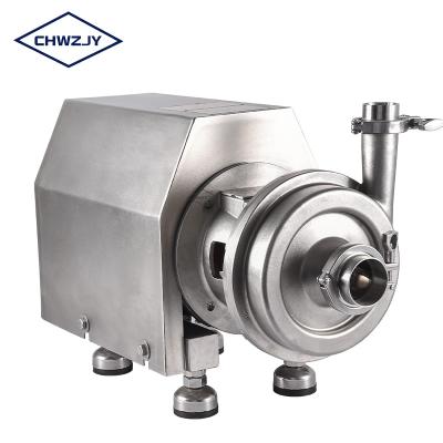 China Beer Liquid Pump Drinking Water Treatment Food Grade Stainless Steel Sanitary Transfer Centrifugal Pump For Juice Beverage Milk Pump for sale