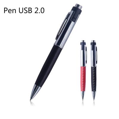 China Promotional Custom Pen Shape USB 2.0 Ballpoiont Pendrive Flash Drive 4gb 8gb 16gb 32gb 64gb Usb Disk Memory Stick For Promotional for sale