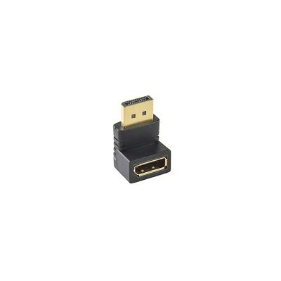 China COMPUTER Right / Left Angle Angle / Down Angle Displayport Male To Displayport Female 4K Adapter for sale